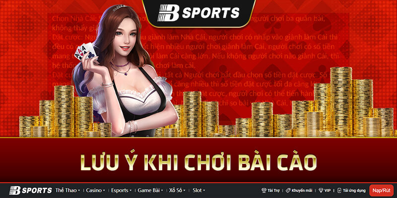 Quy định khi chơi bài cào Quy định khi chơi bài cào