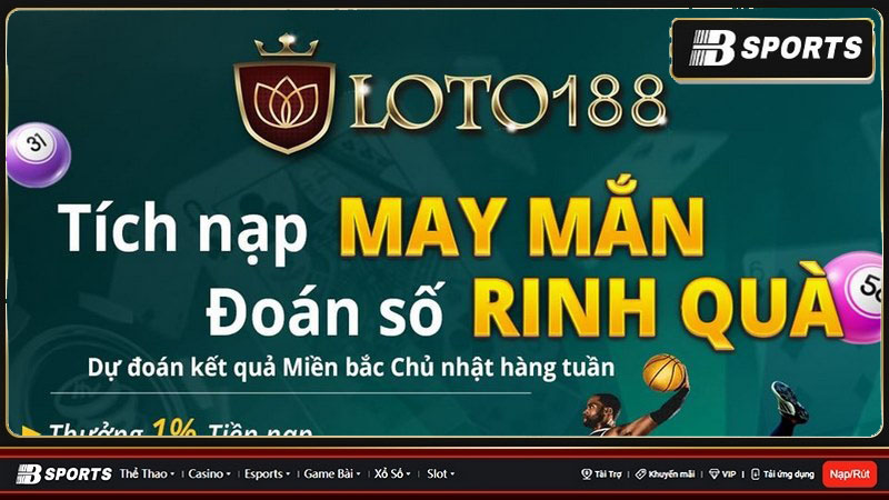 Casino 188loto liên tục cung cấp những chương trình ưu đãi hấp dẫn